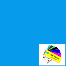 Lee # 141 Bright Blue Lighting Gel Filter Sheet 21x24"