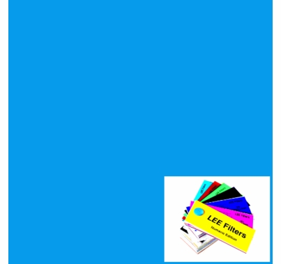 Lee # 141 Bright Blue Lighting Gel Filter Sheet 21x24"