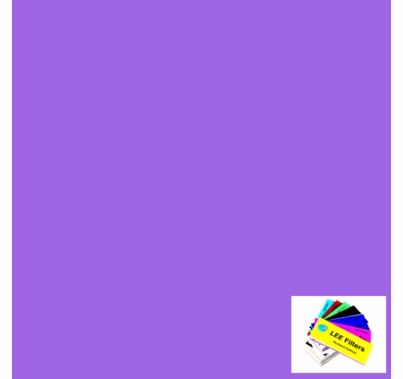 Lee 180 Dark Lavender Lighting Gel Filter Sheet 21"x24"