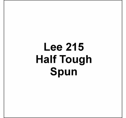 Lee 215 Half Tough Spun Lighting Gel Diffusion Sheet 21"x24"