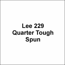 Lee 229 Quarter Tough Spun Lighting Gel Sheet 21"x24"