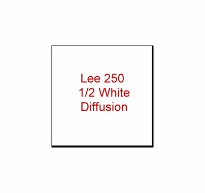 Lee 250 1/2 White Diffusion Gel Filter Sheet