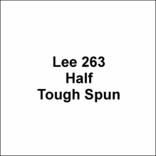 Lee 263 Half Tough Spun Diffusion FR Lighting Gel Sheet 21"x24"