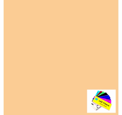 Lee 285 3/4 CTO Lighting Filter Gel Sheet