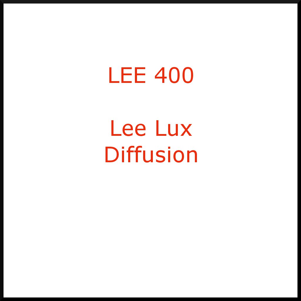 Lee 400 Lux White Diffusion Lighting Gel Filter Roll 48"x25ft
