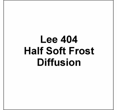Lee 404 Half Soft Frost Diffusion Lighting Gel Wide Roll 60"x20ft