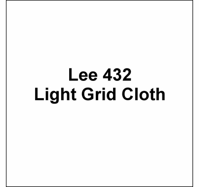 Lee 432 Light Grid Cloth Diffusion Lighting Gel 54"x25'