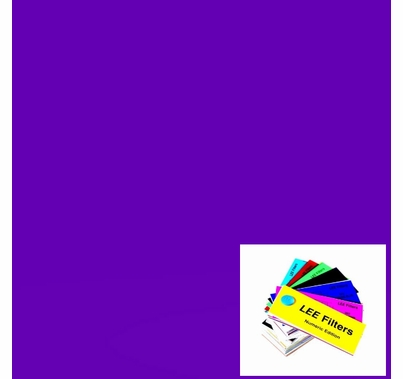 Lee 707 Ultimate Violet Lighting Gel 21" x 24"