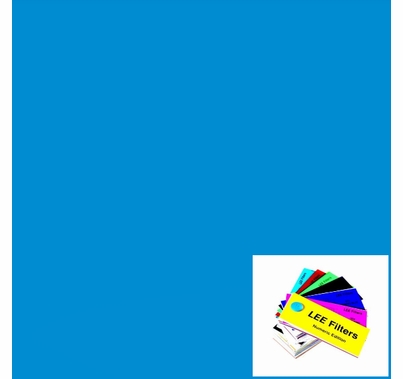 Lee 722 Bray Blue Lighting Gel 21" x 24"