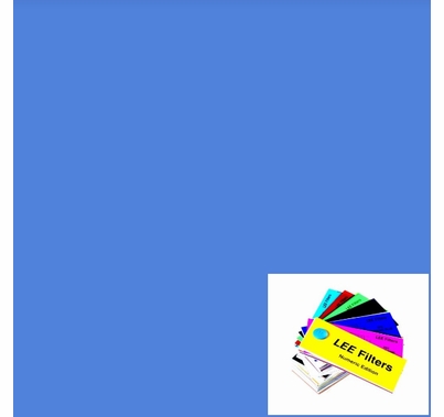 Lee 723 Virgin Blue Lighting Gel 21" x 24"