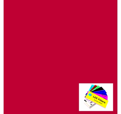 Lee CL106 Cool LED Primary Red Lighting Gel Sheet 21"x24"