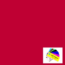 Lee CL106 Cool LED Primary Red Lighting Gel Sheet 21"x24"