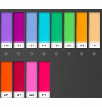 Lee DJ Pack 2 Color Lighting Gel Filters (12) Sheets 10"x10"