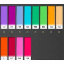 Lee DJ Pack 2 Color Lighting Gel Filters (12) Sheets 10"x10"