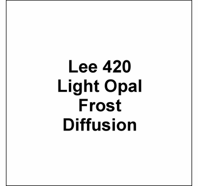 Lee Filters 420 Light Opal Frost Diffusion Lighting Gel 48"x25'