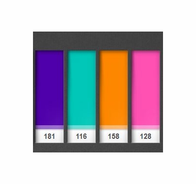 Lee Rock N Roll 1 Lighting Gel Pack 10"x10" (12) Sheets