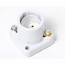 Leviton 19062 Porcelain Socket Medium Lamp Base Flange Mount