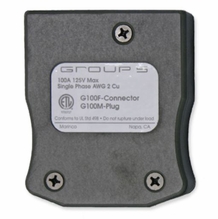 Lex 100A  120VAC Female Stage Pin 100 Amp Inline Connector G100F