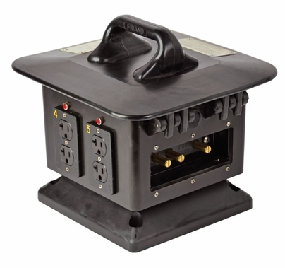 Lex 100A Lunch Box Single Phase to (5) 20A Duplex Feed Thru