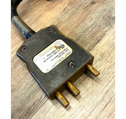 Used Lex 100A Woodhead Male Stage Pin to (5) 20A Edison | Breakered