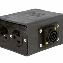 Lex 20 Amp Quad Box powerCON TRUE1  Input to Edison, Feed Thru