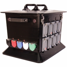 Lex 200A 3 Phase Power Stations Jr. to GFCI 20A Duplex Receptacles