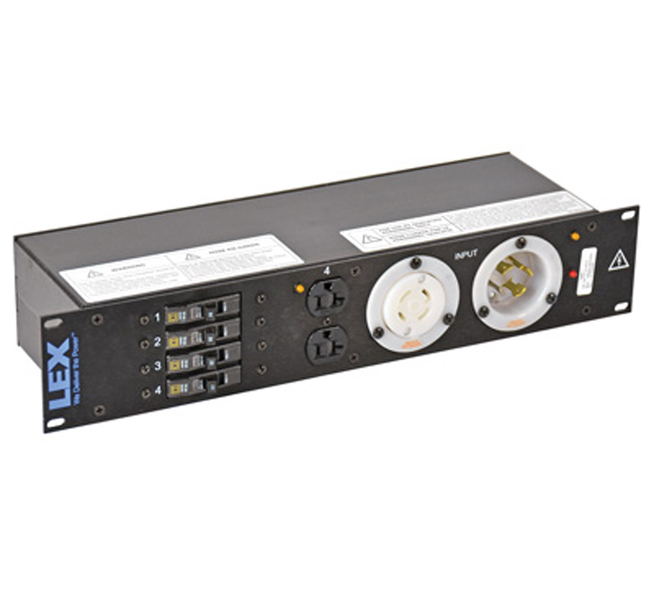 Lex 30 Amp 2RU Rack Power Distro L1430 to L530 and Duplexes