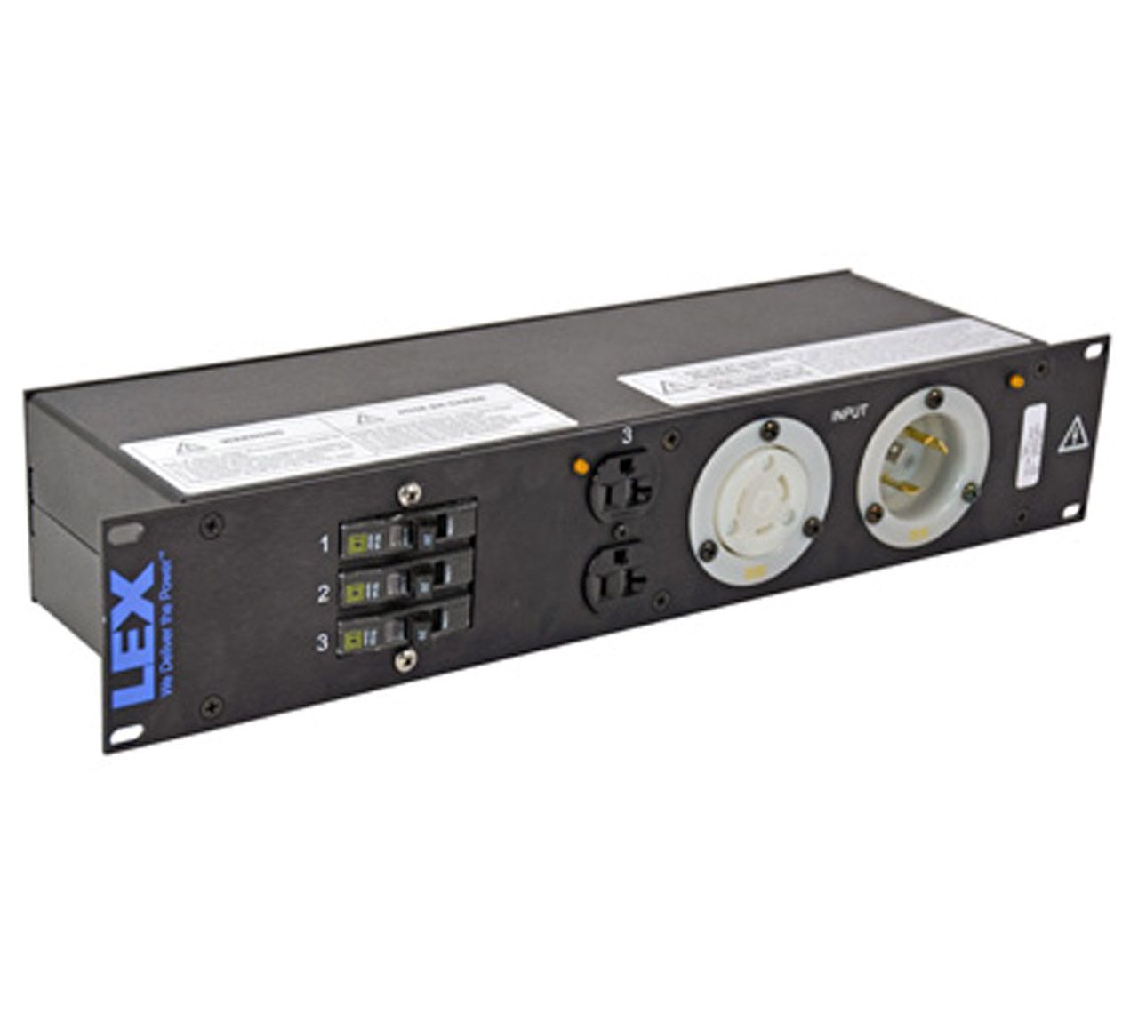 Lex 30 Amp 2RU Rack Mount Power Distro L530 to Duplex