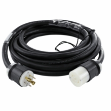 Lex 30A 3 Phase L21-30 Twist Lock 120/208 4 Pole 5 Wire Extension Cable 10ft