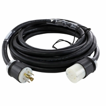 Lex 30A 3 Phase L21-30 Twist Lock 120/208 4 Pole 5 Wire Extension Cable 50ft