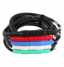 Lex 4/0 SC Entertainment 400A Power Feeder Cable Set of 5 w/ Cams|25ft