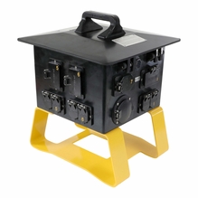 Lex 50 Amp Terrapin Station II L6-30 to (6) 20A GFCI Edison Duplex T2-A2-6A1E