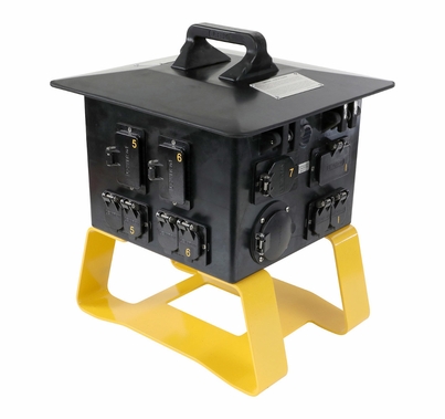 Lex 50 Amp Terrapin Station II L6-30 to (6) 20A GFCI Edison Duplex T2-A2-6A1E