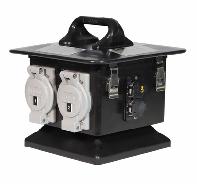 Lex 50A Pagoda RV Box Weather Resistant