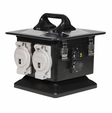 Lex 50A Pagoda RV Box Weather Resistant