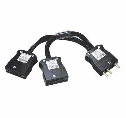Lex 60A 125V Bates to (2) 60A 125V Bates Splitter