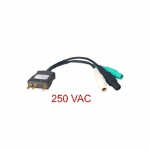 Lex Back Bite Adapter Male Stage Pin 100A 250VAC to Female Cams