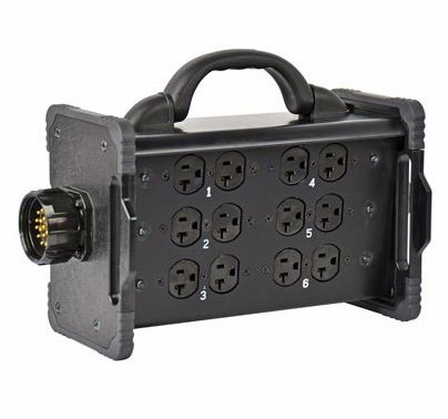 Lex Bento Box 19 Multi-Pin to 20A  Edison Breakout, Feed Thru