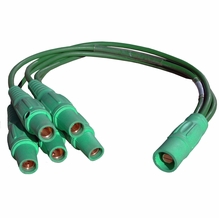 Lex Cam Ground Squid Splitter (1) Male to (5) Female