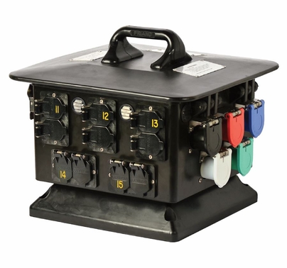 Lex Distribution Box Outdoor Pagoda 100A / 3 Phase (15) 20A Duplex