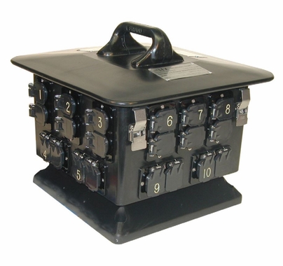 Lex Distribution Box Outdoor Pagoda 100A / 3 Phase (15) 20A Duplex