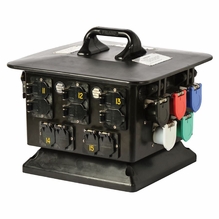 Lex Distribution Box Outdoor Pagoda 100A / 3 Phase (15) 20A Duplex