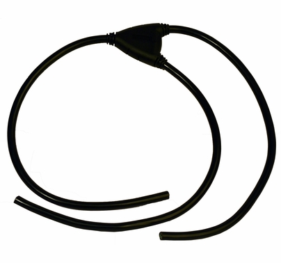 Lex Molded Y Two-fer 20A 12/3 Splitter with Blunt Ends 3ft