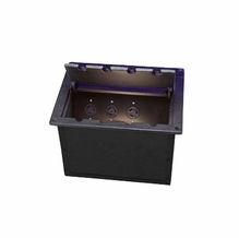 Lex Power Plus Floor Pocket Outlet Boxes, Permanent Install