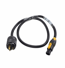 Lex Powercon True1 Connector to Edison Male Plug 6ft. Cable 12/3 SJOOW