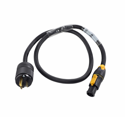 Lex Powercon True1 Connector to Edison Male Plug 6ft. Cable 12/3 SJOOW
