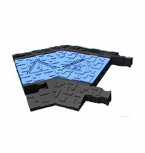 Lex PowerRAMP Cable Ramp 5 Channel 45 Degree Corner LEFT