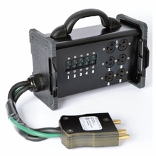 Lex Products 100 Amp Stage Pin Bento Hollywood Box w/ Tail, Edison