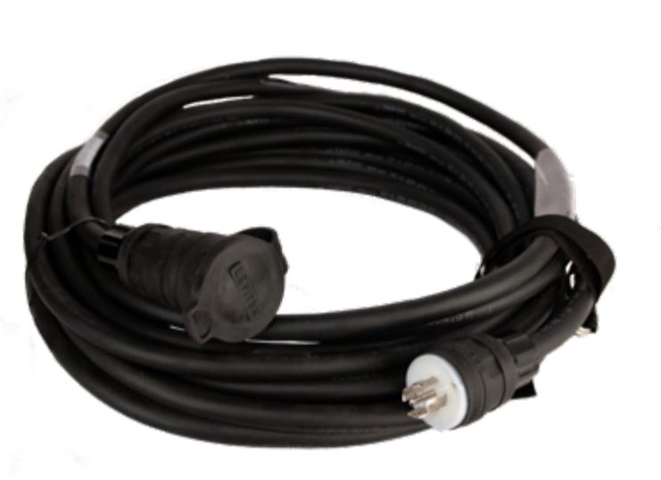 Lex 20 Amp 3 Phase L2120 Locking Weatherproof Extension Cord