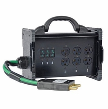 Lex Products 60 Amp Hollywood Bento Box to (3) 20A Edison